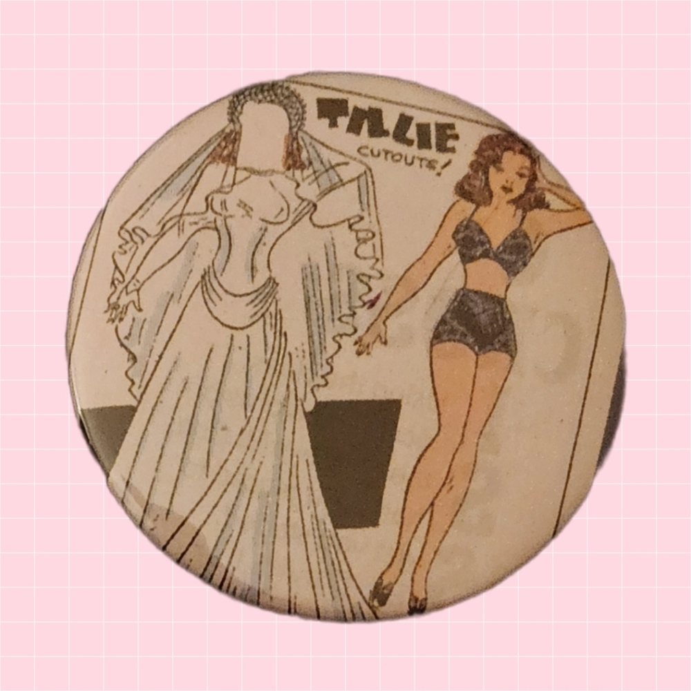 Tillie the Toiler Doll 2" Pin